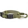 Collier Tactique Chien avec Porte-AirTag | GPS Tracker | Nylon Militaire M/L/XL