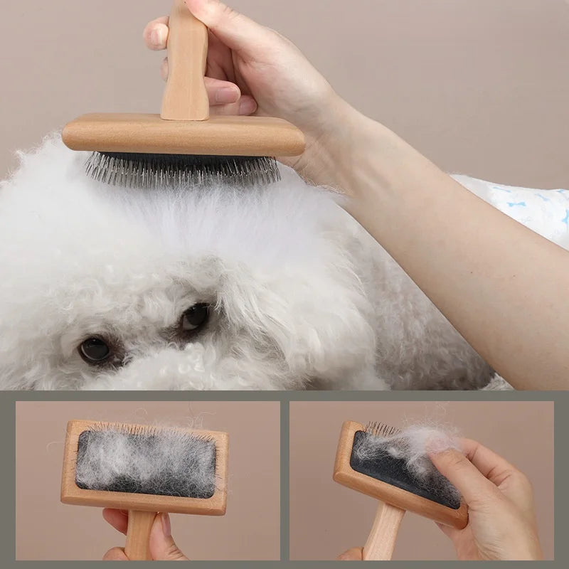 Brosse de Toilettage Double Face pour Chien et Chat – Poils Longs & Courts